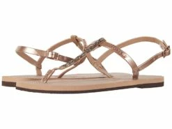 Havaianas You Riviera Crystal Sandals (rose Gold)