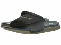 HURLEY Fusion 2.0 Slide (black/white/olive)