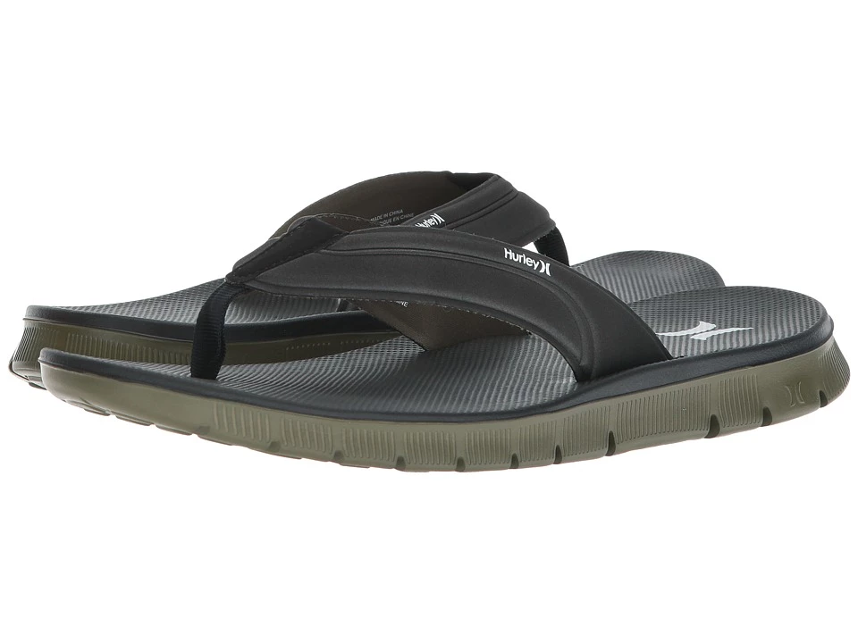 HURLEY Fusion 2.0 Sandal (black/white/olive) 1 HURLEY Fusion 2.0 Sandal (black/white/olive)