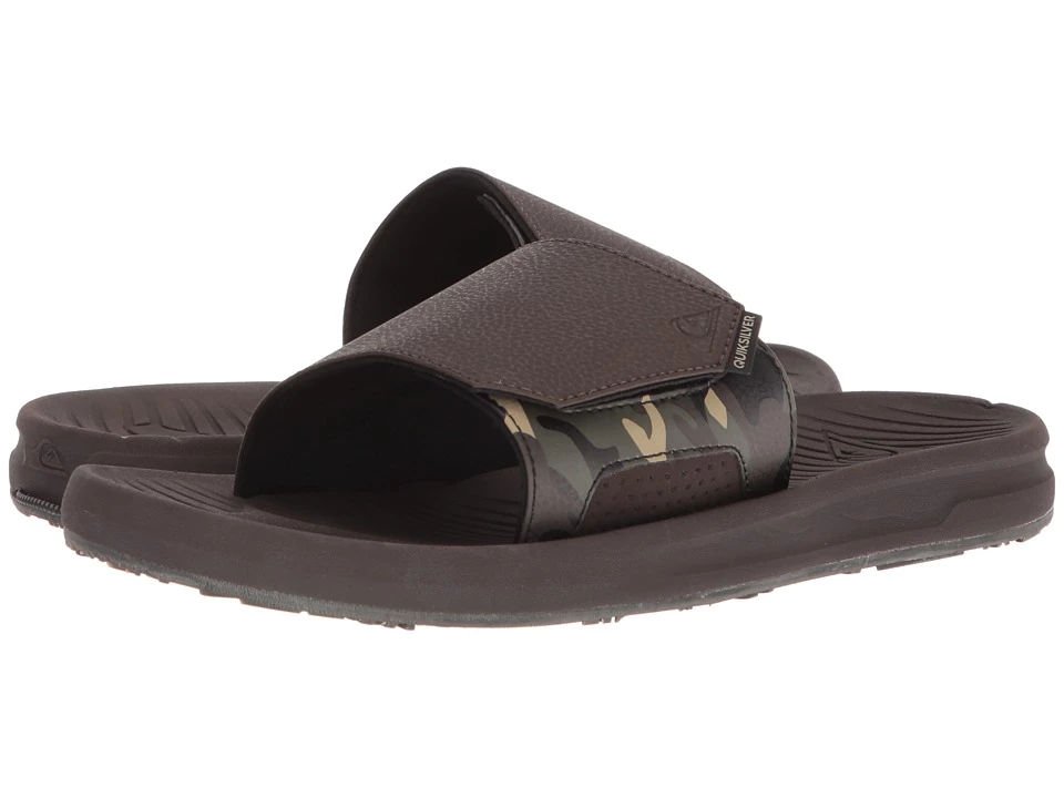 Quiksilver Travel Oasis Slide (brown/brown/brown) 1 Quiksilver Travel Oasis Slide (brown/brown/brown)