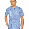 Converse Tie-dye Multi Graphic Tee (shoreline Blue Multi)