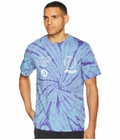 Converse Tie-dye Multi Graphic Tee (shoreline Blue Multi)