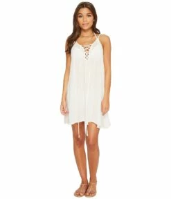 Roxy Softly Love Solid Dress Cover-up (marshmallow)