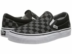 Vans Classic Slip-on Core Classics ((checkerboard) Black/pewter)