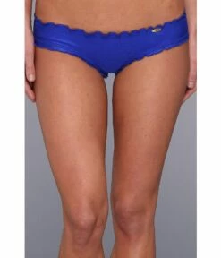 Cosita Buena Wavey Brazilian Ruched Bottom (electric Blue)