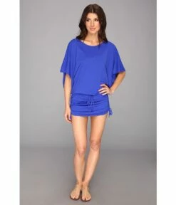 Cosita Buena South Beach Dress Cover-up (electric Blue)