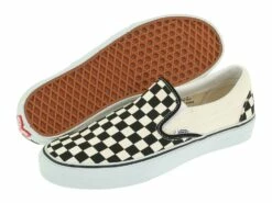 Vans Classic Slip-on Core Classics (black And White Checker/white (canvas))