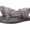 Sanuk Yoga Sling 2 Prints (charcoal/natural Stripes)