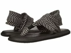 Sanuk Yoga Sling 2 Prints (black/natural Congo)
