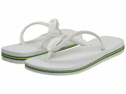 Havaianas Brazil Flip Flops (white)