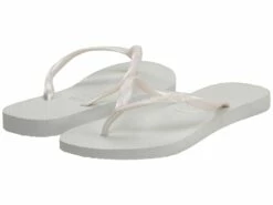 Havaianas Slim Flip Flops (white)