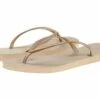 Havaianas Slim Flip Flops (sand Grey/light Golden)
