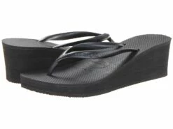 Havaianas High Fashion Flip Flops (black)