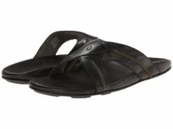 OluKai Mea Ola Slide (black/black)