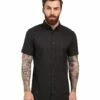 RVCA That'll Do Oxford Short Sleeve Woven (pirate Black)