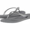 Havaianas Slim Flip Flops (steel Grey)