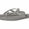 Havaianas Slim Crystal Poem Flip Flops (steel Grey)