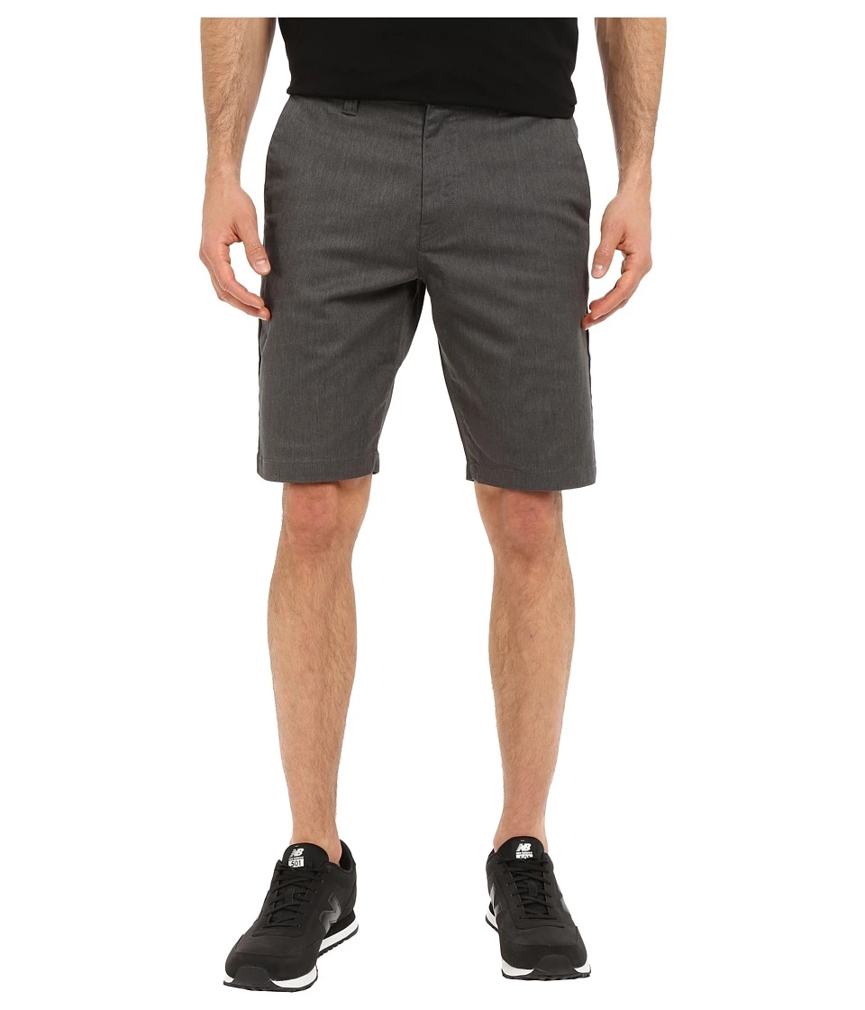 Volcom Frickin Modern Stretch Chino Shorts (charcoal Heather) 1 Volcom Frickin Modern Stretch Chino Shorts (charcoal Heather)